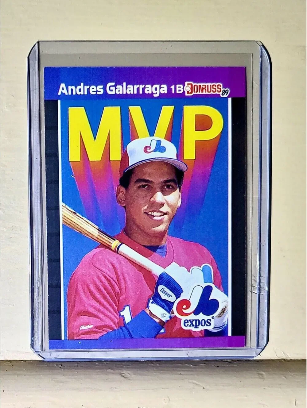 1989 Andres Galarraga Donruss Baseball Card #BC-16